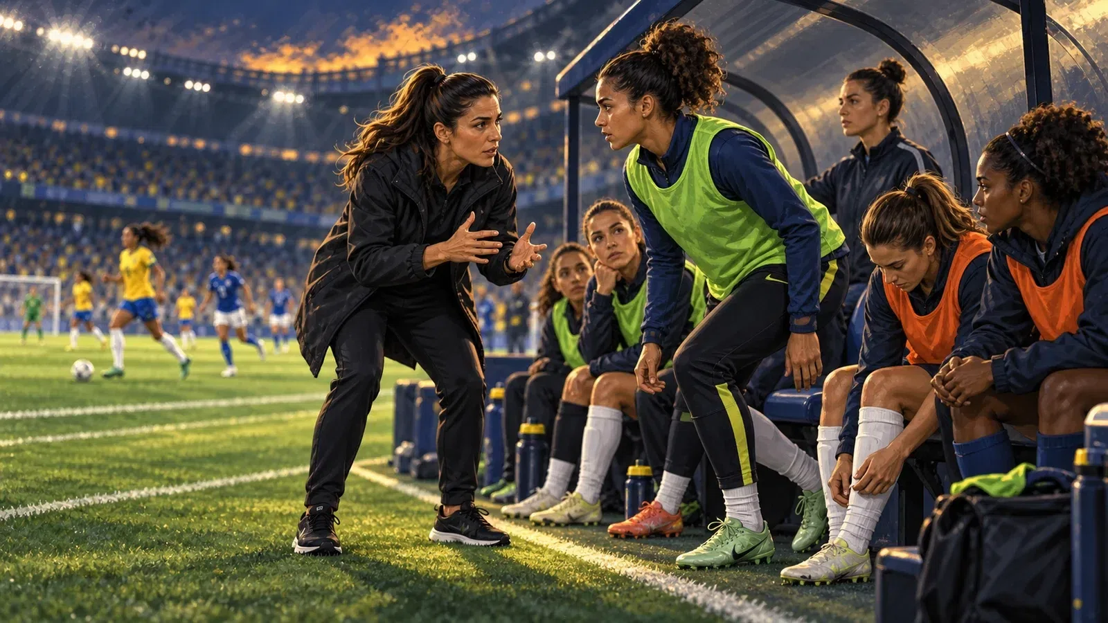 Como analisar a força do banco de reservas no futebol feminino